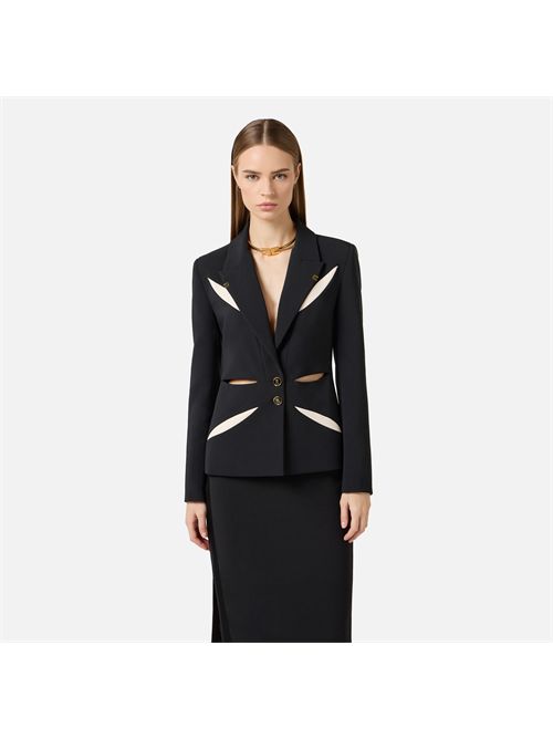 Jacket woman black ELISABETTA FRANCHI | GI19861E2/685